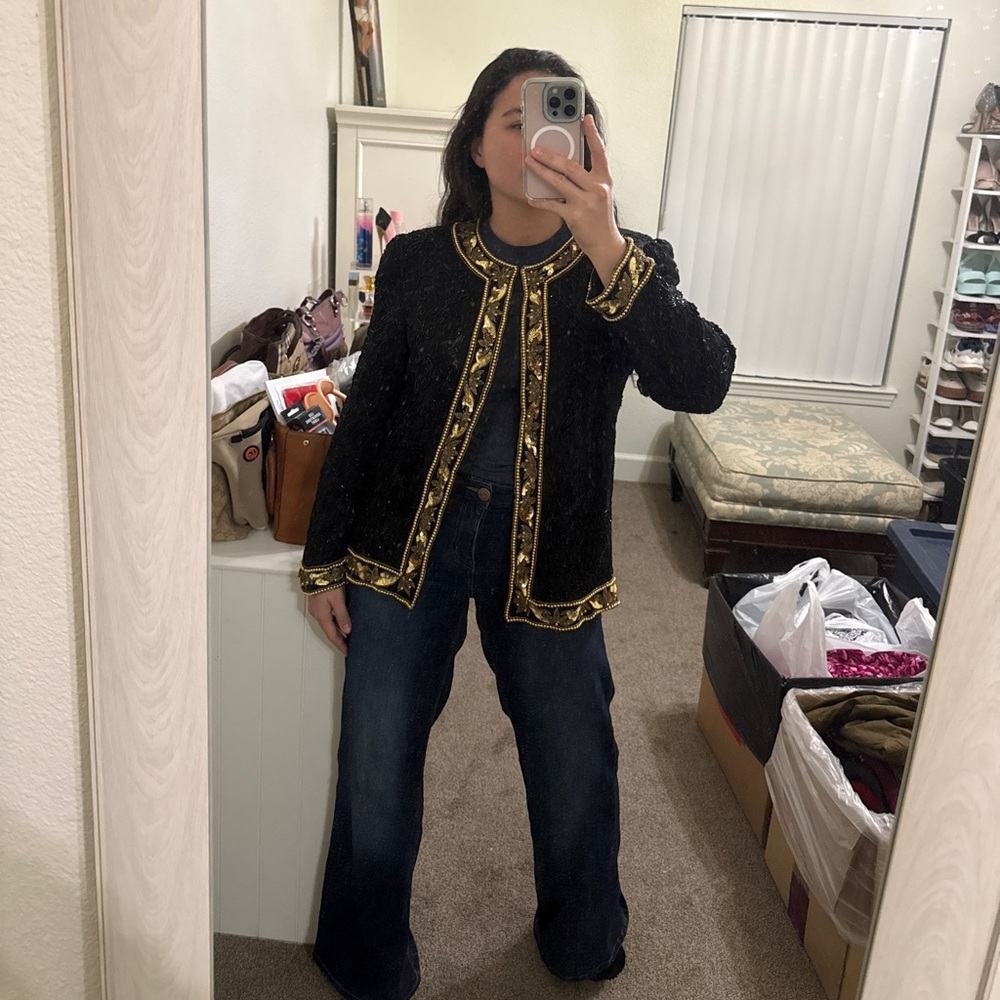Laurence Kazar Vintage Beaded Jacket